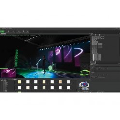 Monacor REALIZZER-3D Oprogramowanie do wizualizacji pokazów świetlnych sterowanych DMX w trybie real-time
